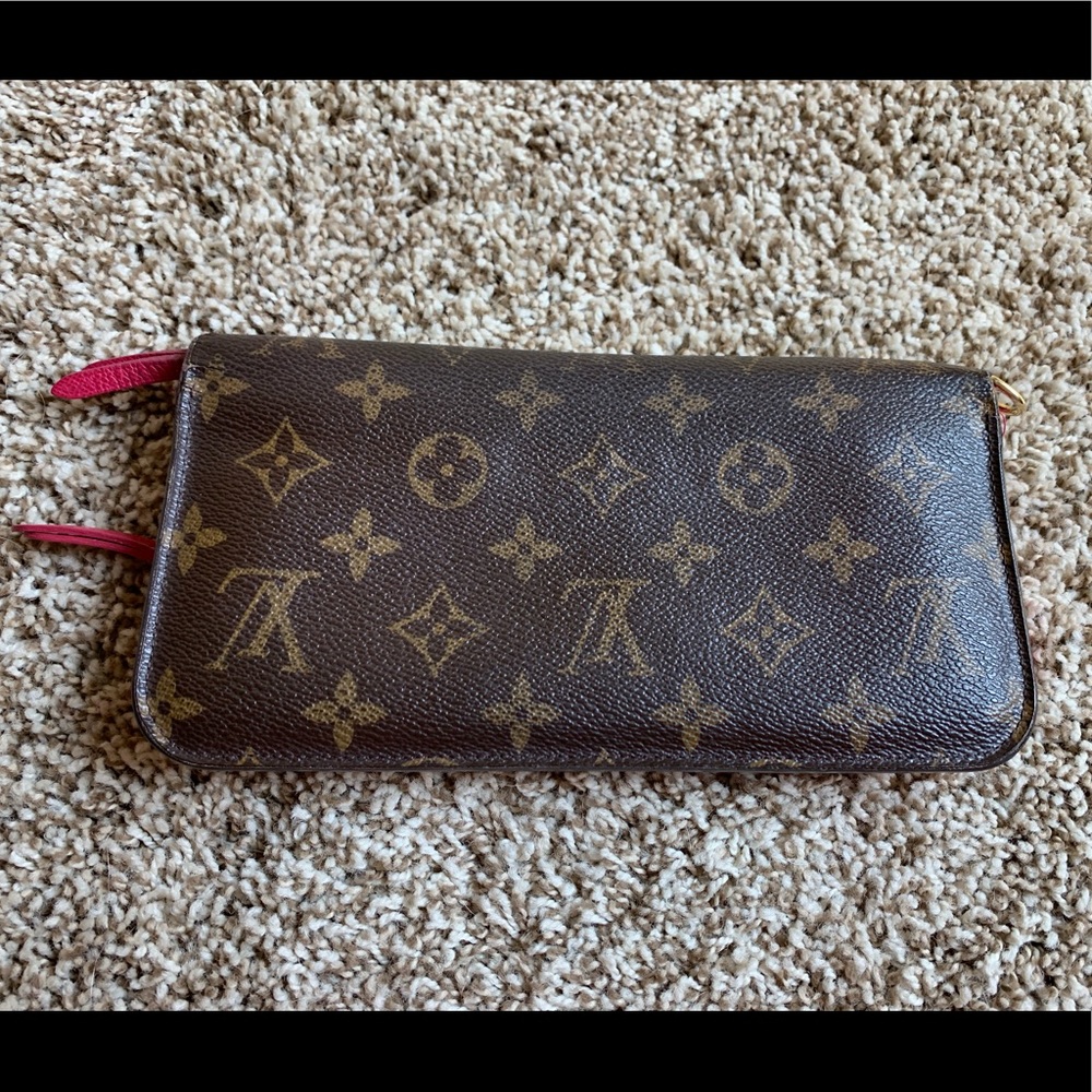 Louis Vuitton monogram pink insolite wallet